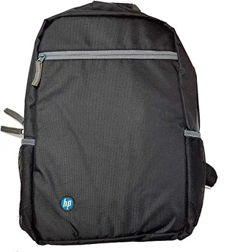 HP Essentials Slim Backpack Black, 14-15.6 Inch Laptop Carry Case, Polyester & Nylon