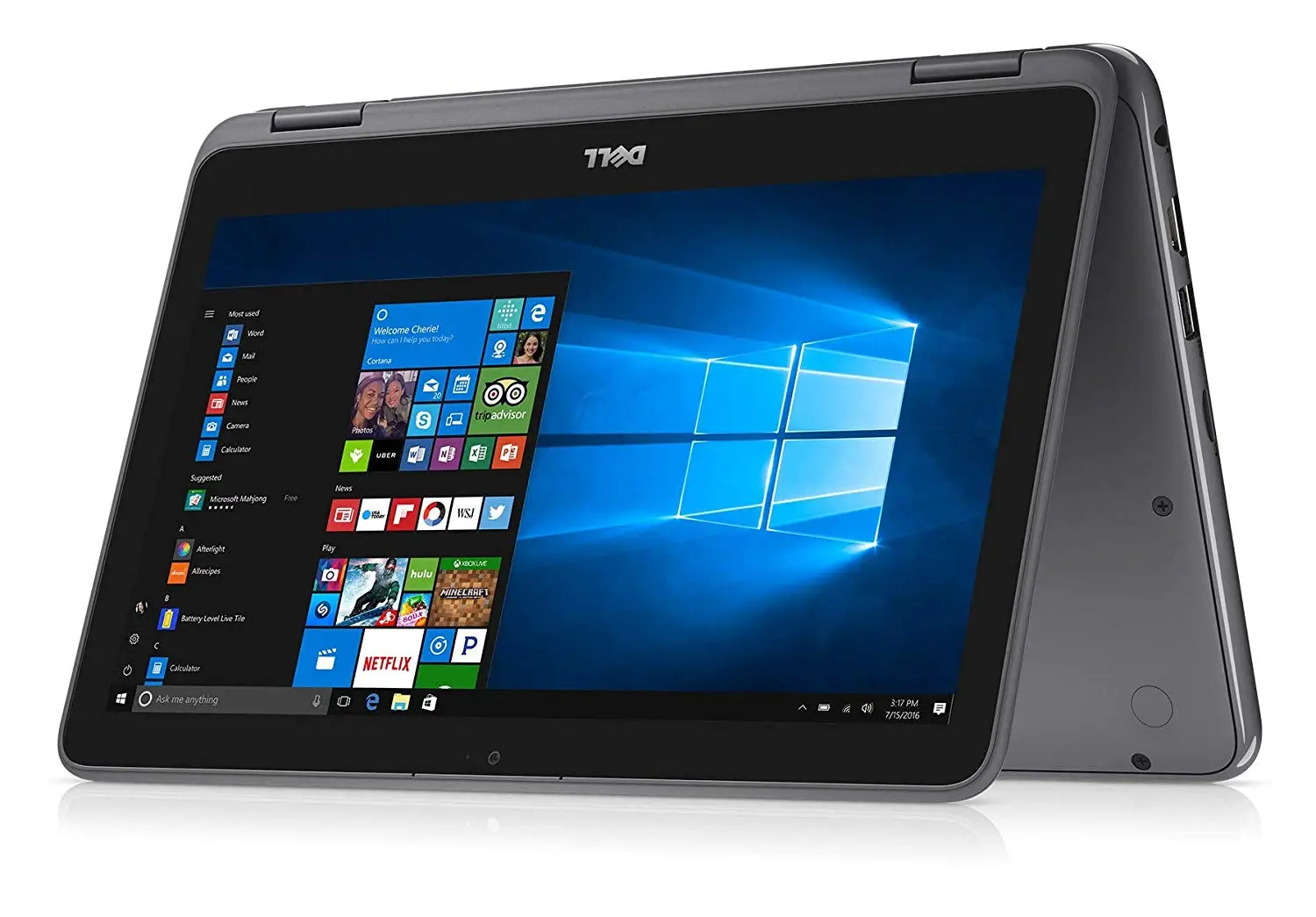 Dell Inspiron 3185 11 6 HD Touchscreen Convertible Laptop PC AMD A9 9420e 1 8GHz 4GB 500GB HDD