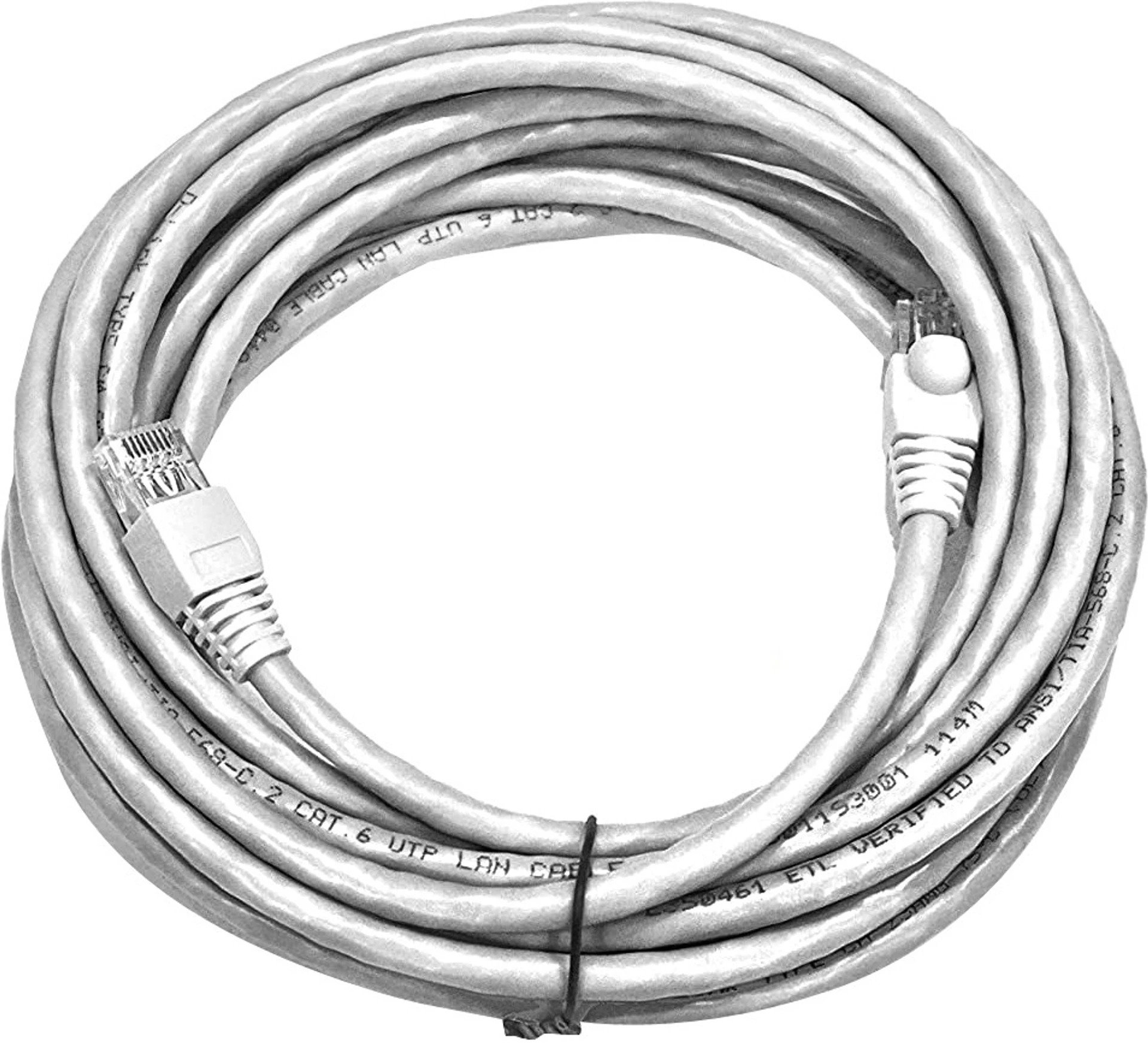 D-Link LAN Cable 10,mtrs CAT6 LAN Cable (Compatible with Laptop, Desktop, Router, Modem, TV, Grey, NA)
