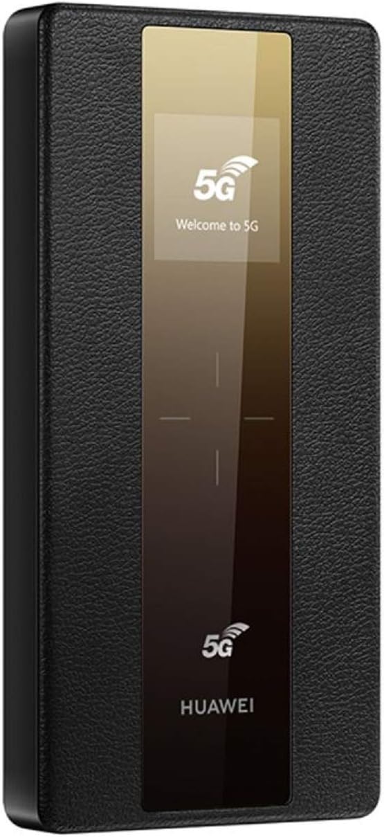 Huawei E6878 5G Mobile WiFi Pro with 4000mAh Battery Reverse Wired & Wireless Charging-Black