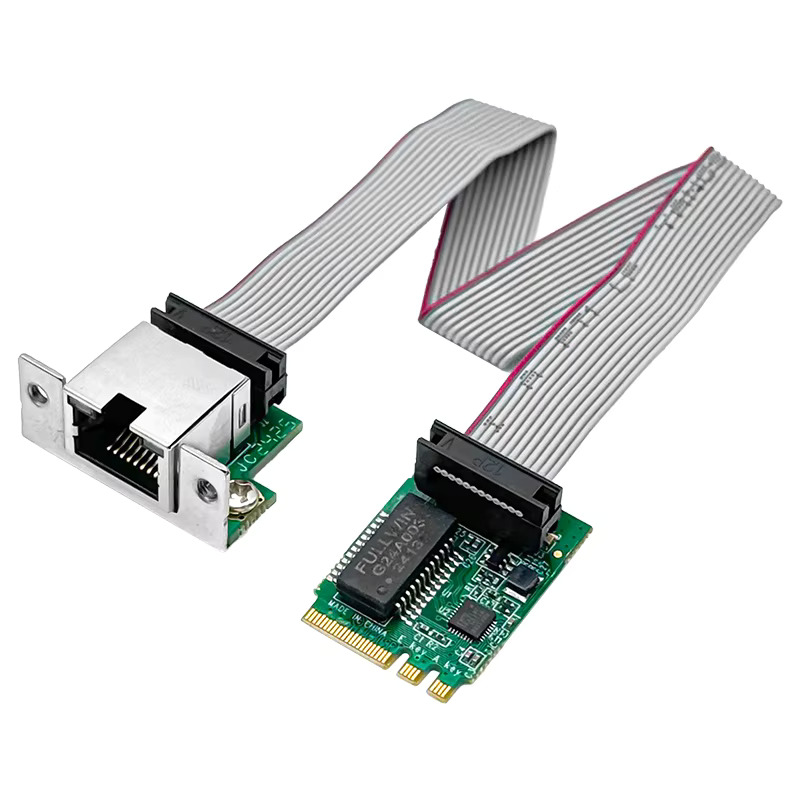 M.2 A+E Gigabit Network Interface RJ45 LAN 1000M RTL8111H Chip Ethernet Adapter for Desktop and IPC and Server