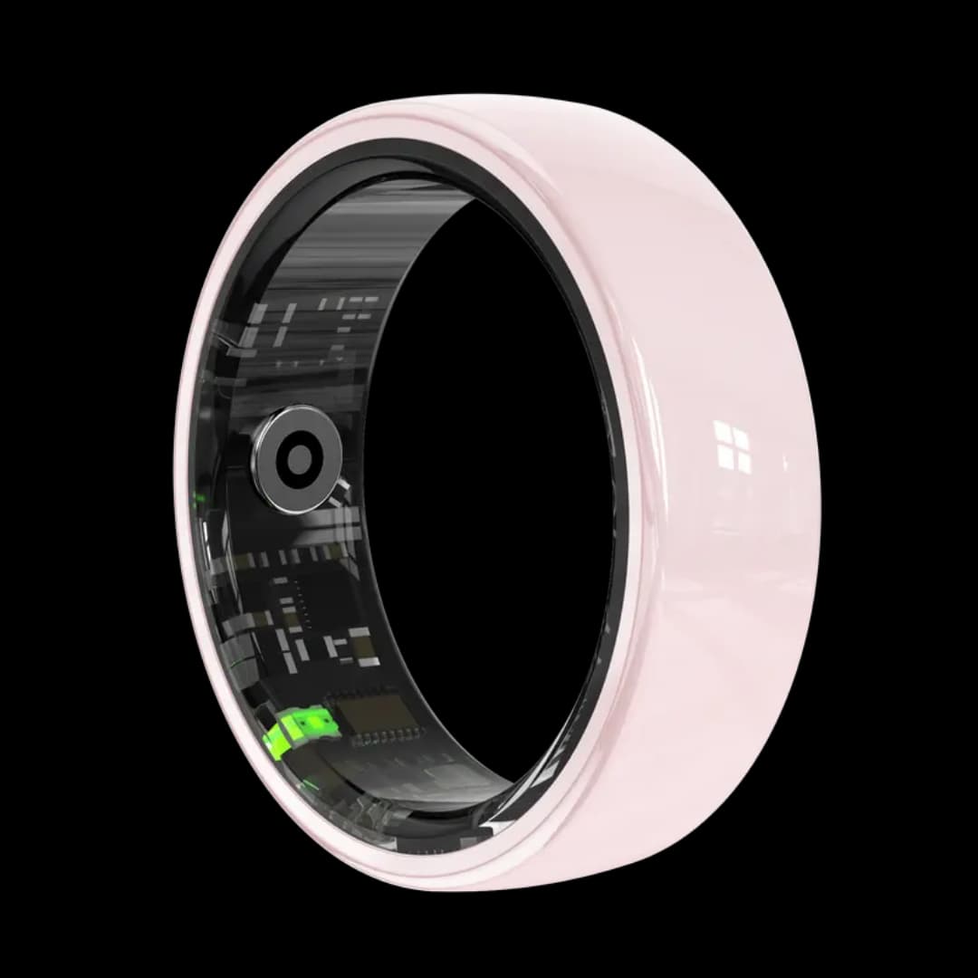 Gesture Control 5ATM Waterproof Heart Rate Monitor Ceramic Smart Ring Men Women Fitness Sport Tracker R12 Smart Ring